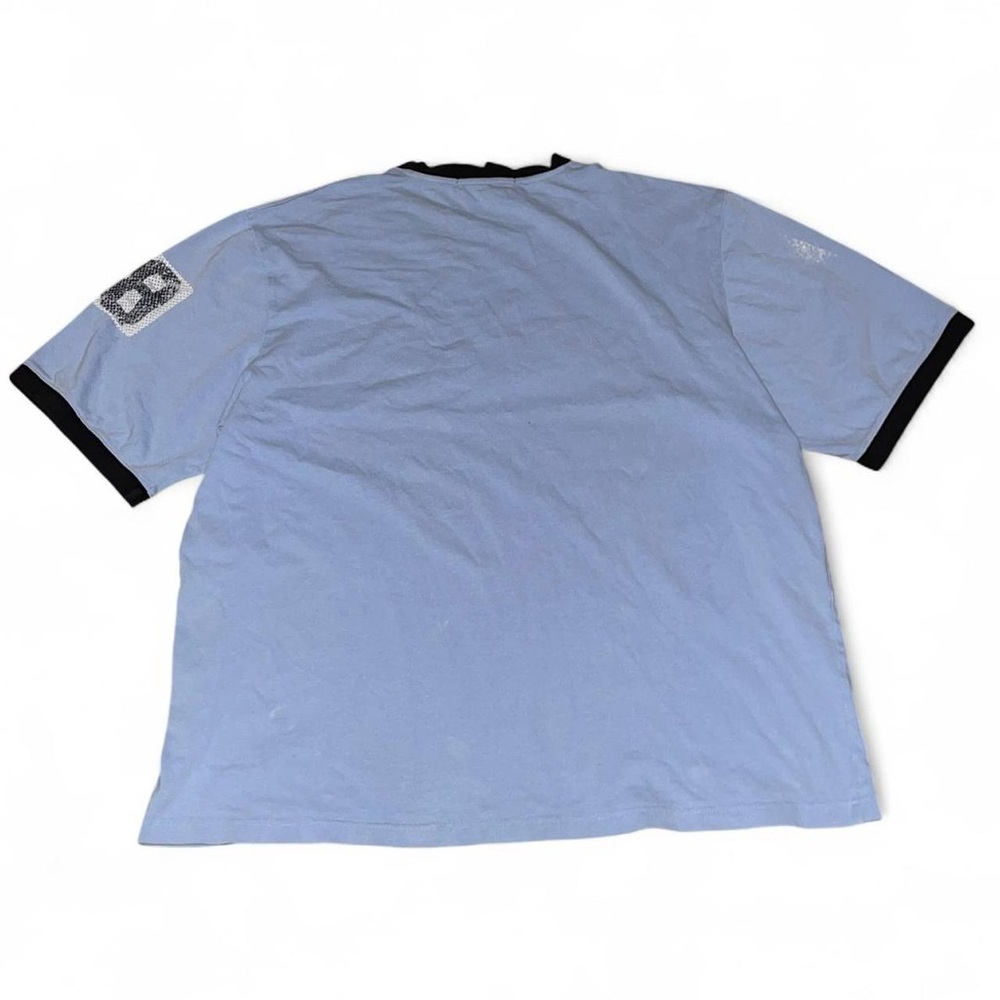 Light Blue Logo Ringer T-Shirt - Picture 4 of 8